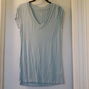 Soft light blue vneck tshirt